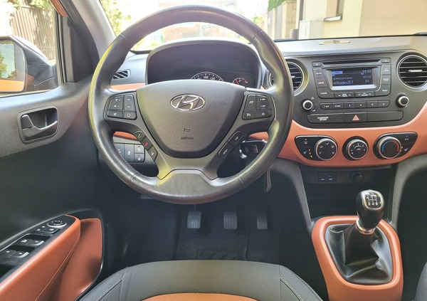 Hyundai i10 cena 34900 przebieg: 75380, rok produkcji 2015 z Warszawa małe 529